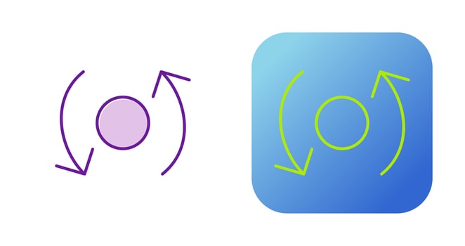 Synchronization Vector Icon