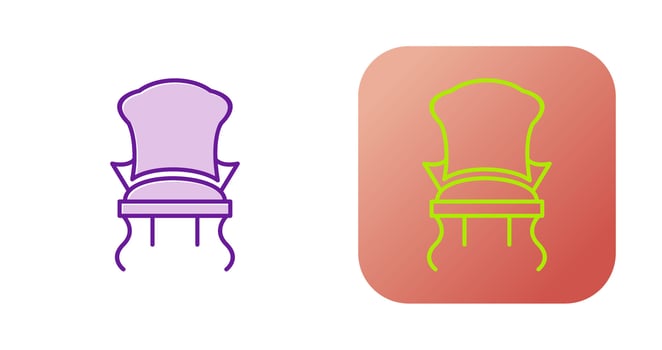 Comfortable Chair Vector Icon