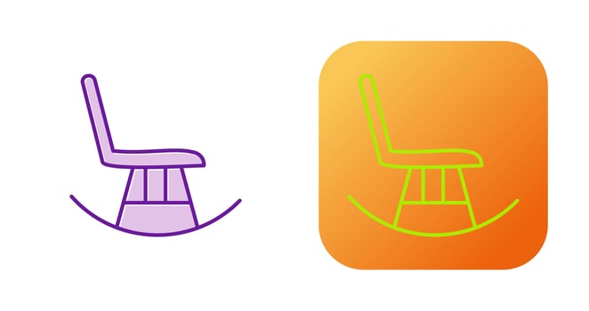 Rocking Chair Vector Icon