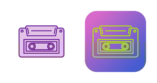 Tape Recorder Vector Icon