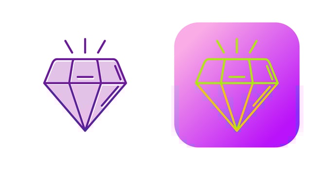 Diamond Vector Icon