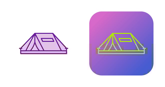 Tent Vector Icon