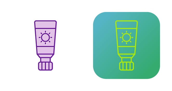 Sunscreen Vector Icon