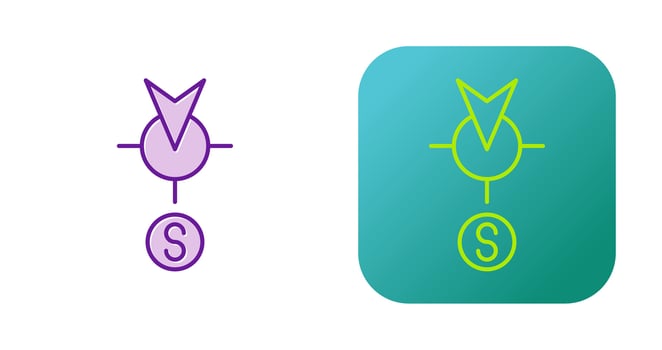 South Vector Icon