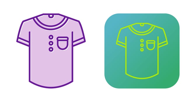 T Shirt Vector Icon