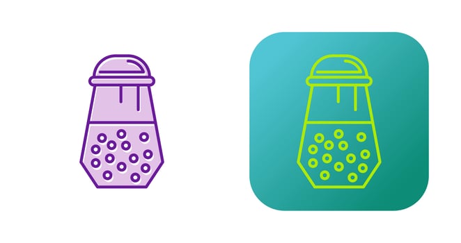 Salt Shaker Vector Icon