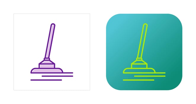 Cleaning Brush Vector Icon