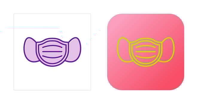 Face Mask Vector Icon