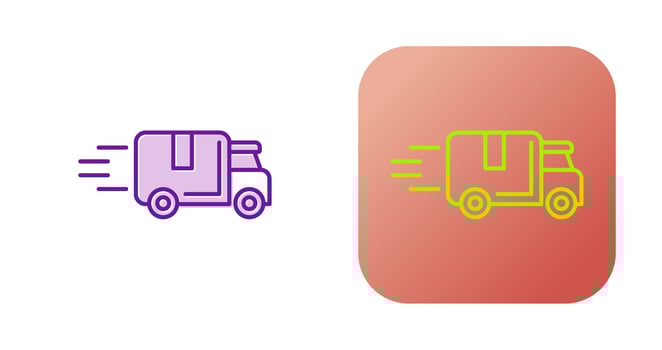 Delivery Truck Vector Icon