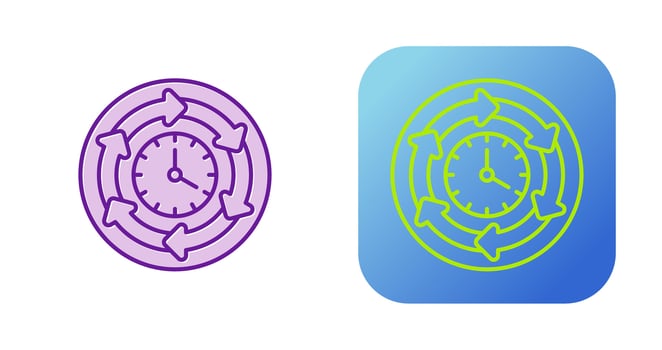Processing Time Vector Icon