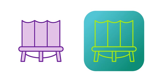 Trampoline Vector Icon