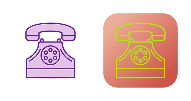 Telephone Vector Icon