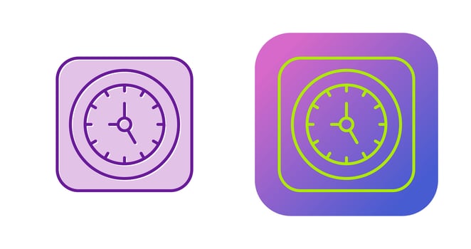Clock Vector Icon