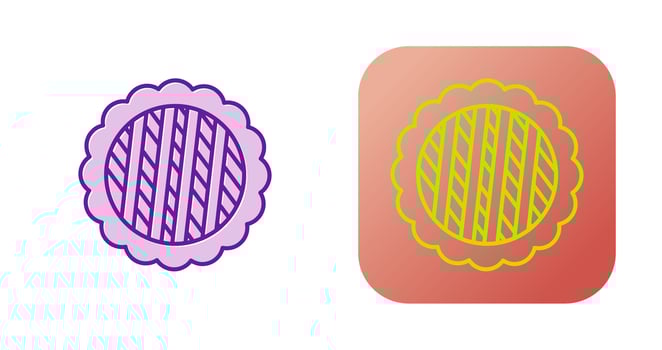 Pie Vector Icon