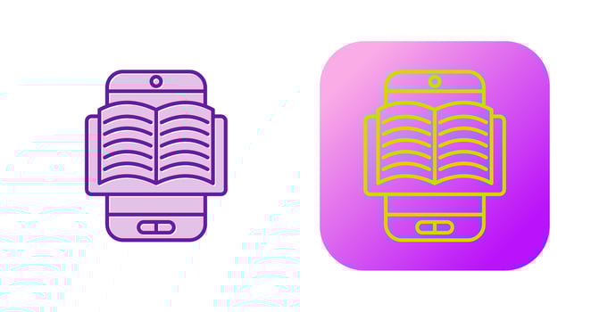 Online Study Vector Icon