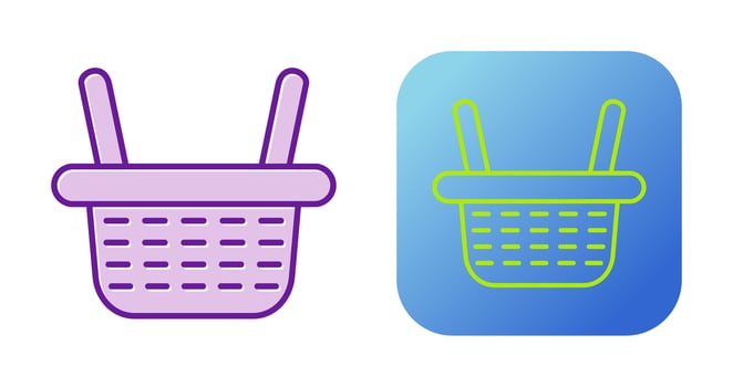 Shopping Basket Vector Icon