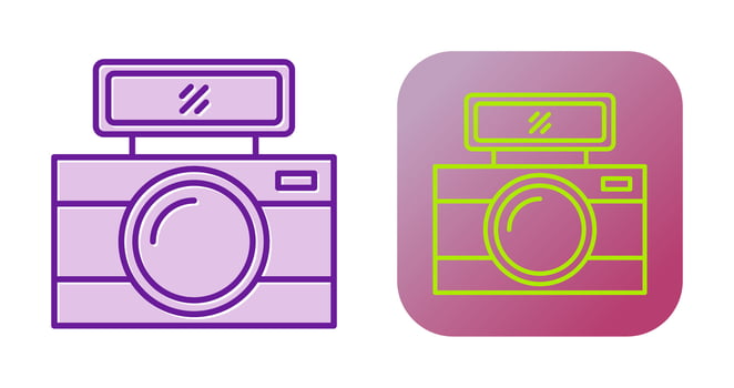 Photo Camera Vector Icon