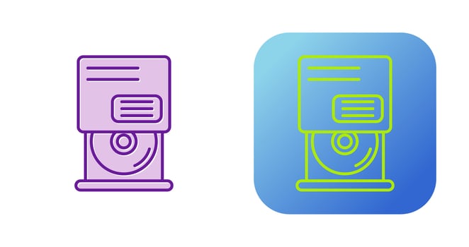 Cd Room Vector Icon