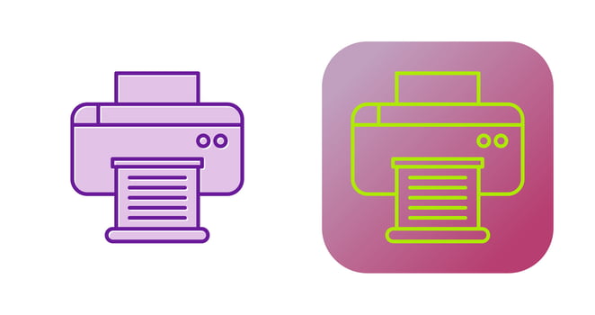Printer Vector Icon