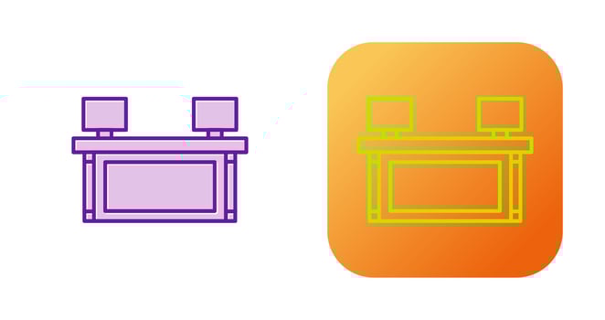 Reception Vector Icon