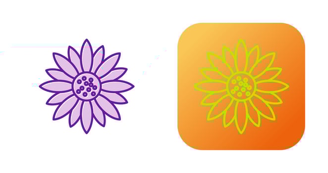 Sunflower Vector Icon