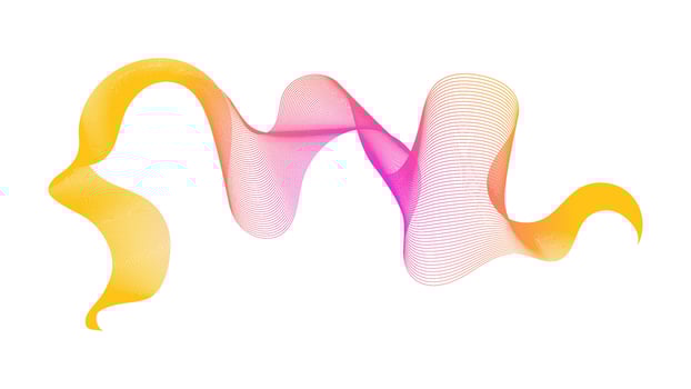 Abstract backdrop with wave gradient lines vector