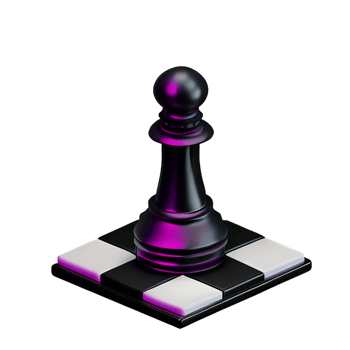 chess 3d rendering icon illustration png