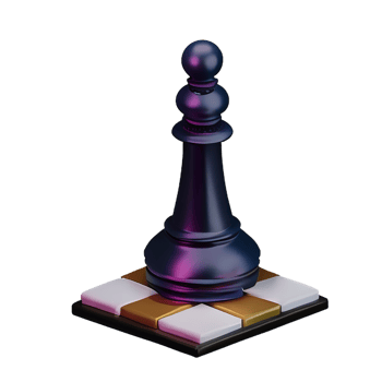 chess 3d rendering icon illustration png