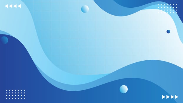 Modern Wave Blue Background vector