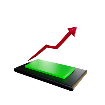 graph 3d rendering icon illustration png