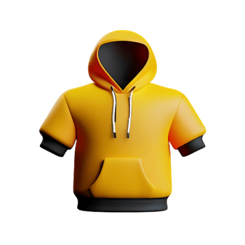 hoodie 3d rendering icon illustration png