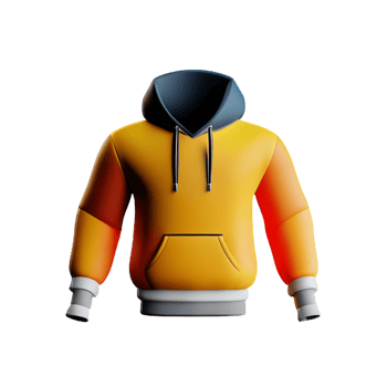 hoodie 3d rendering icon illustration png