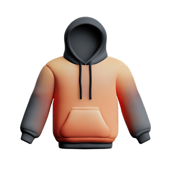 hoodie 3d rendering icon illustration png
