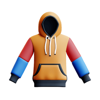 hoodie 3d rendering icon illustration png