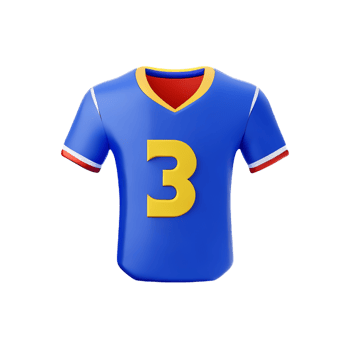 jersey 3d rendering icon illustration png