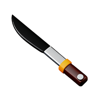 knife 3d rendering icon illustration png