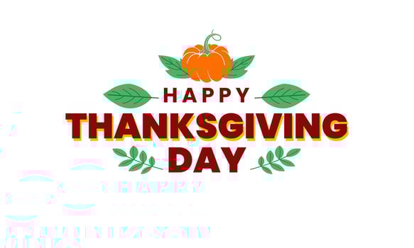 Happy Thanksgiving Day is a design asset that embodies the joy and gratitude of the holiday. It is suitable for greetings cards, social media graphics, and promotional materials. vector