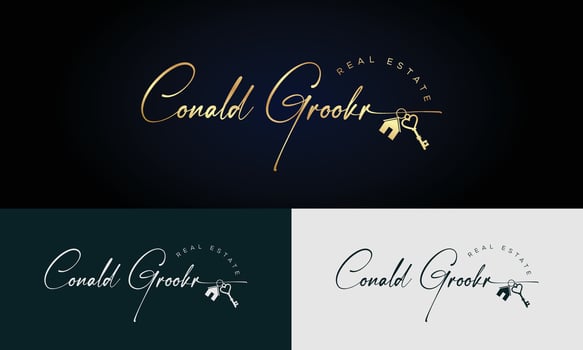 Real estate logo. Realtor logo. property logo design vector template