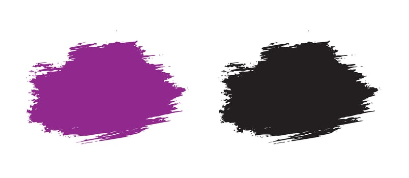 Brush stroke paint background vector
