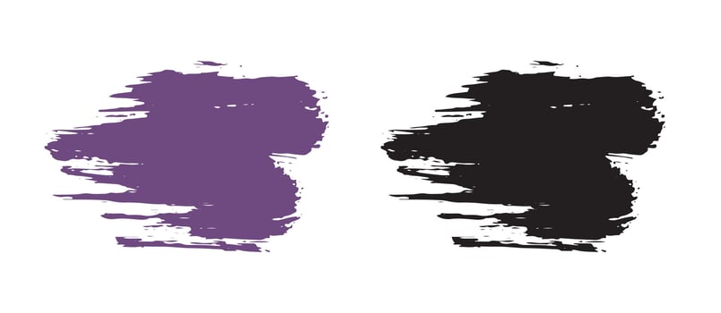 Ink vector brush stroke texture