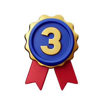 medal 3d rendering icon illustration png