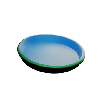 plate 3d rendering icon illustration png