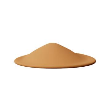 sand 3d rendering icon illustration png