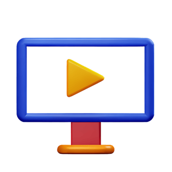 music player 3d rendering icon illustration png