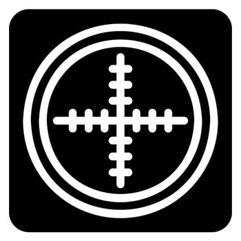 accelerometer sensor glyph icon vector