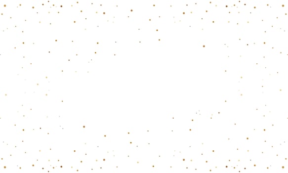 Vector gold glitter texture isolated on white background. golden dots background