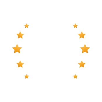 Vector star icon. rating stars vector. flat stars isolated