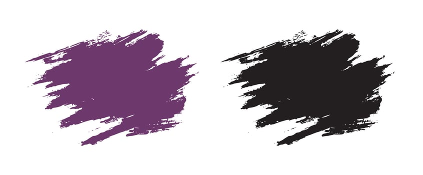 Collection of vector illustration brush line