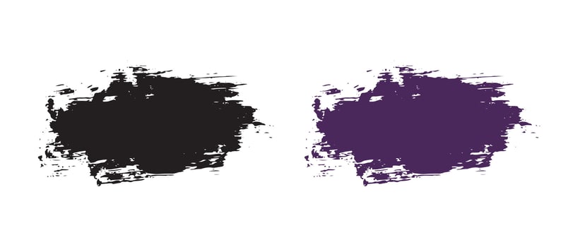 Abstract grunge brush stroke banner vector