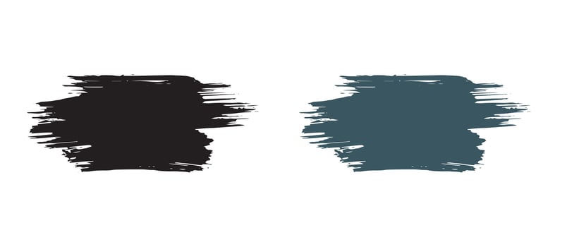 Dirty artistic brush stroke design element vector